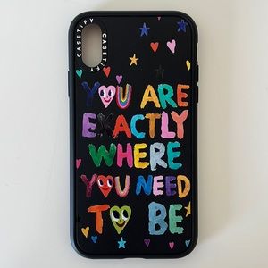 "You are exactly where you need to be" By Casetify. For Apple IPhone XR